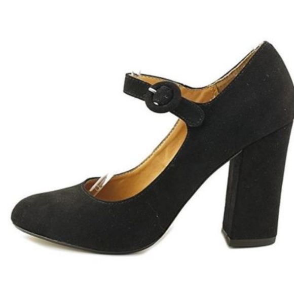*SALE* Report Lecrone Block-Heel Mary Jane P Suede - Picture 2 of 5
